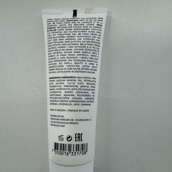 Sachajuan Stockholm Finish Cream 75 ml/2.5 oz Shine Shape Definition Moisturize - Picture 3 of 4